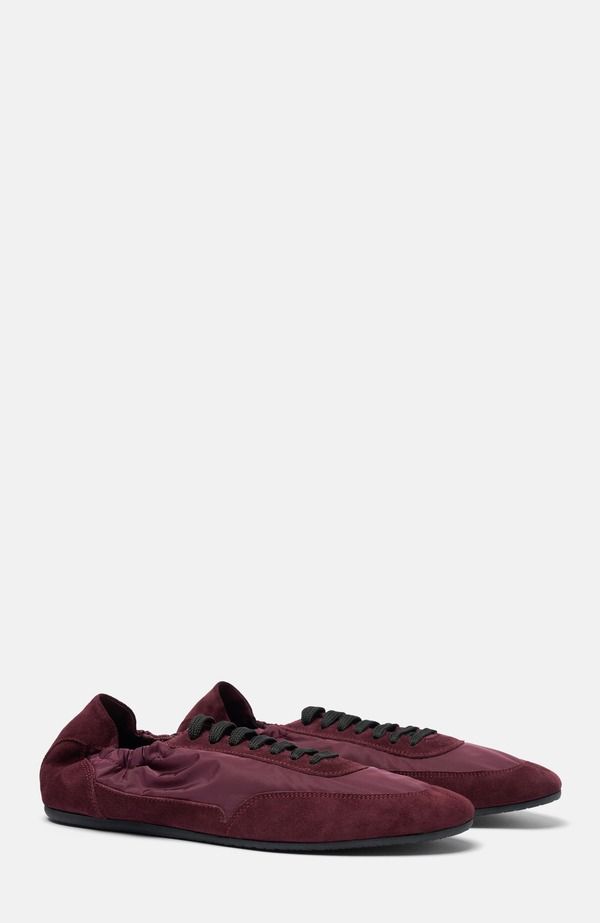 スカロッソ メンズ シューズ スニーカー SCAROSSO Leggera Sneakers Burgundy Nylon バーガンディ