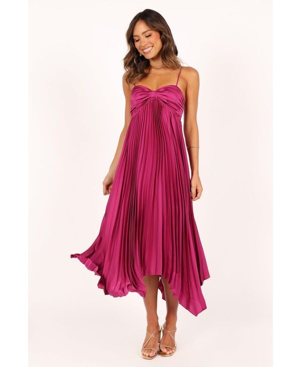 【送料無料】 Petal and Pup レディース ワンピース トップス Womens Vikki Dress Magenta