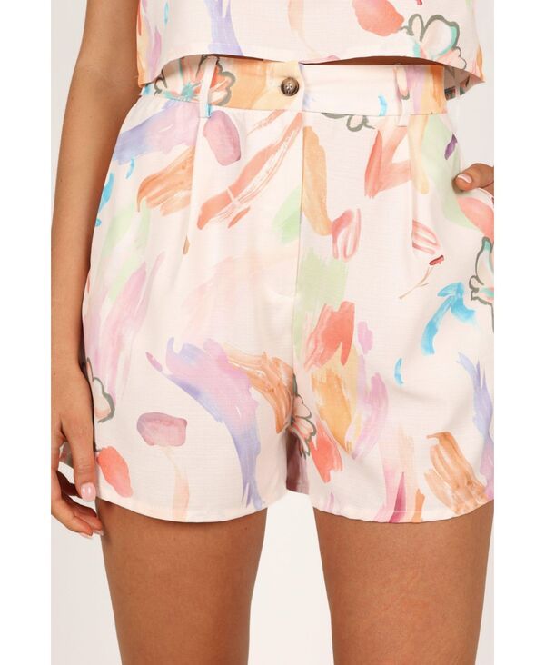 【送料無料】 Petal and Pup レディース ハーフパンツ・ショーツ ボトムス Carey High Waisted Shorts Multi