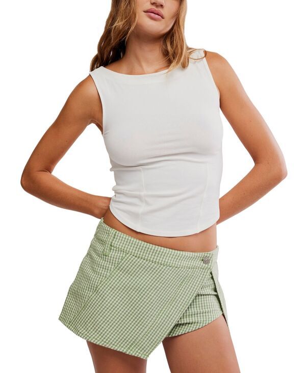 【送料無料】 フリーピープル レディース タンクトップ トップス Womens Iconic Sleeveless Tank Top Whisper White
