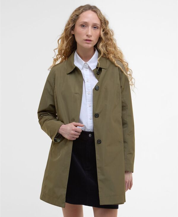 【送料無料】 バブアー レディース ジャケット・ブルゾン アウター Womens Babbity Showerproof Reversible Jacket Dusky GreenAncient