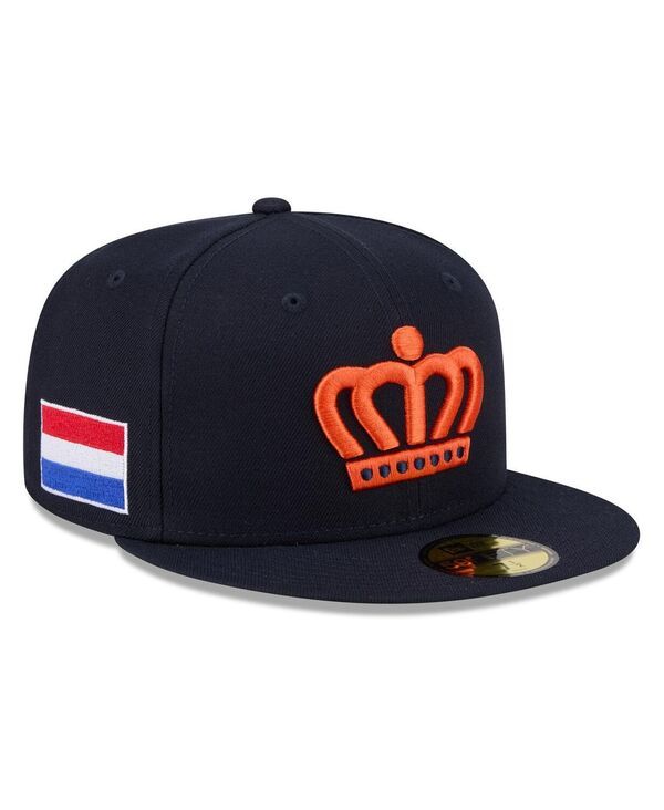 【送料無料】 ニューエラ メンズ 帽子 アクセサリー Mens Navy Netherlands Baseball 2026 World Baseball Classic 59FIFTY Fitted