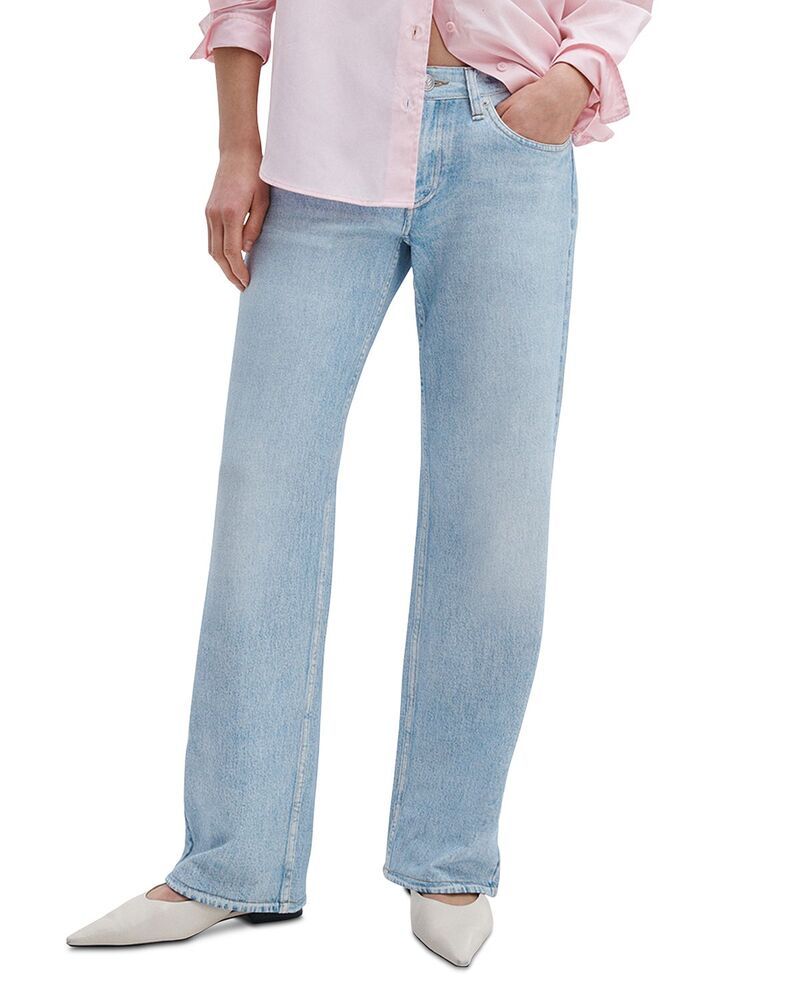 ラグアンドボーン レディース ボトムス デニムパンツ パイル ジーンズ rag bone Miramar Terry Saige Mid Rise Jeans in Aria