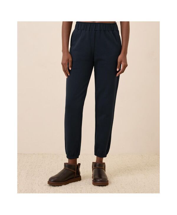 【送料無料】 パクト レディース カジュアルパンツ ボトムス Womens Organic Cotton Cloud Brushed Fleece Sweatpant Midnight blue