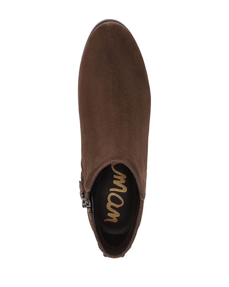 サムエデルマン レディース シューズ ブーツ・レインブーツ アンクル Sam Edelman Womens Petty Ankle Boots Mustang Brown ブラウン
