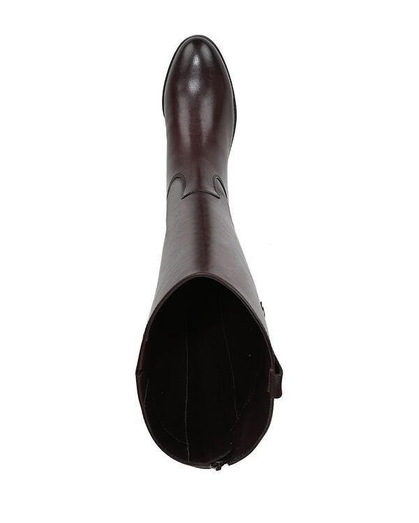 サムエデルマン レディース シューズ ブーツ・レインブーツ レザー Sam Edelman Womens Penny 2 Leatheriding Boots Dark Brown ブラウン
