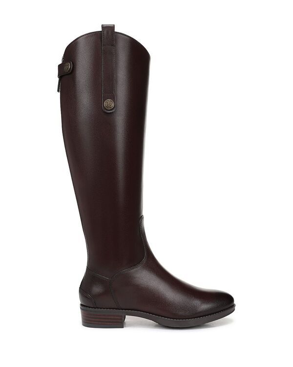 サムエデルマン レディース シューズ ブーツ・レインブーツ レザー Sam Edelman Womens Penny 2 Leatheriding Boots Dark Brown ブラウン