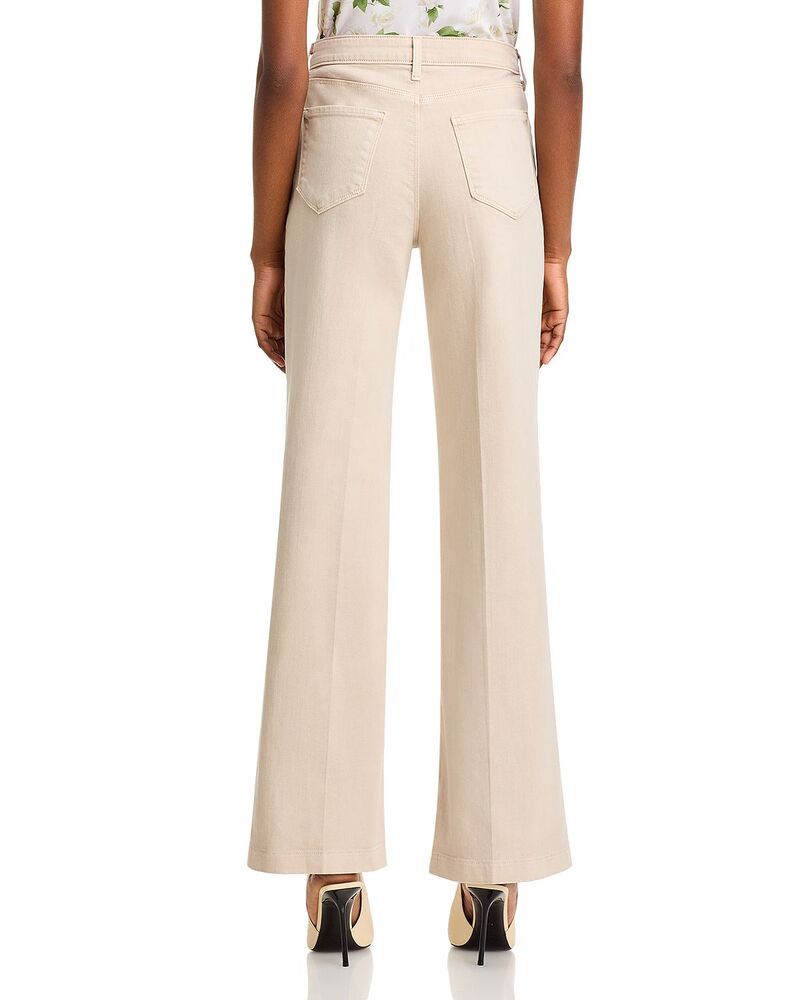 ラジャンス レディース ボトムス デニムパンツ ワイドレッグ ジーンズ LAGENCE Scottie High Rise Wide Leg Jeans Biscuit