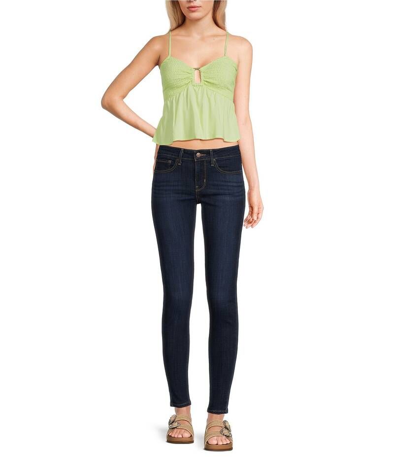 リーバイス レディース ボトムス デニムパンツ ジーンズ LevisR 711 Woven Stretch Skinny Jeans Cobalt Overboard コバルト