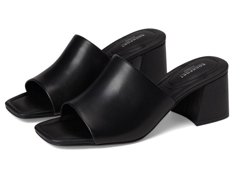 ロックポート レディース シューズ サンダル Rockport Gracyn Black Leather ブラック