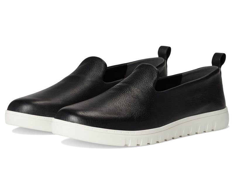 バイオニック レディース シューズ スリッポン・ローファー VIONIC Uptown Willa Black Leather ブラック