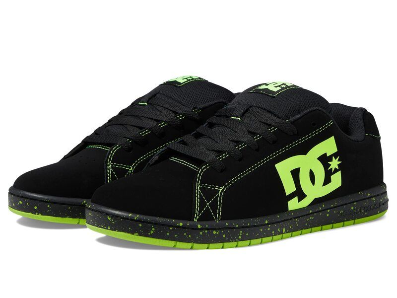 ディーシー メンズ シューズ スニーカー DC Gaveler Casualow Top Skate Shoesneakers BlackLime Gree ブラック