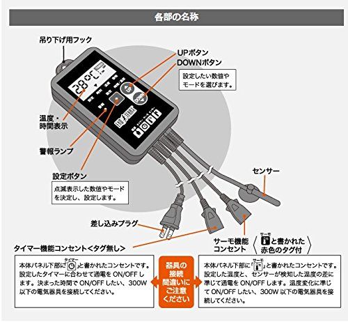 ジェックス GEX EXOTERRA タイマーサーモ RTT‐1 温度・照明管理