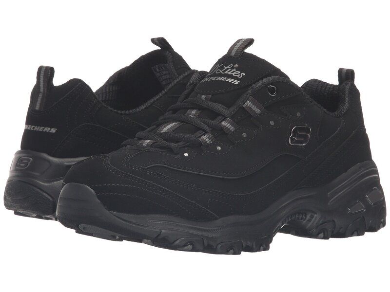 スケッチャーズ レディース シューズ スニーカー SKECHERS DLites Play On Black ブラック