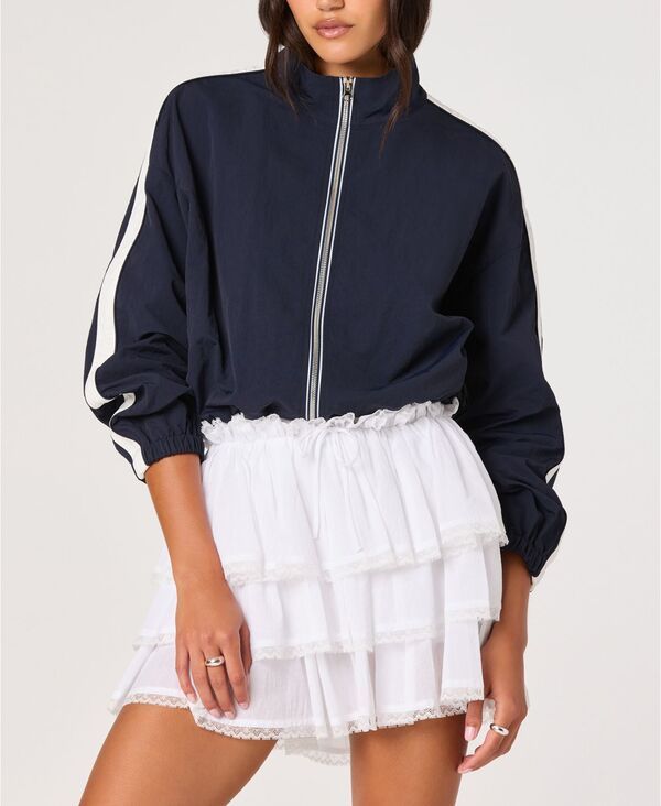 アストール レディース アウター ジャケット・ブルゾン ASTR the Label Womens Teo Jacket Navy ネイビー