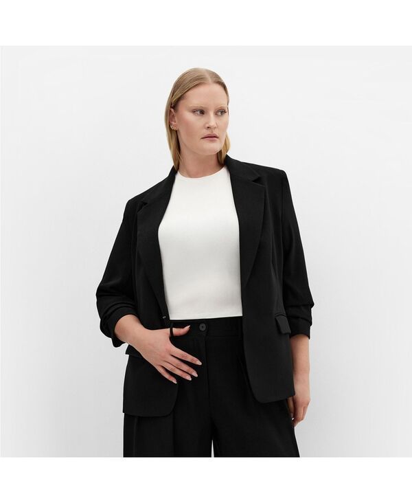 シティーシック レディース アウター ジャケット・ブルゾン プラスサイズ ブレザー CITY CHIC Womens Plusize Abbie Blazer Black ブラック