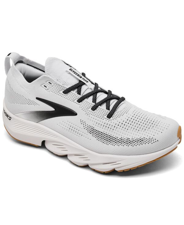 ブルックス メンズ シューズ スニーカー Brooks Mens Glycerin Flex Running Sneakers from Finish Line White Black Gum ホワイ