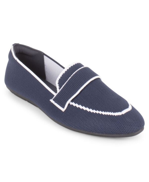 タハリ レディース シューズ スリッポン・ローファー Tahari Womenstockholm SlipOn Loafers NavyWhite ホワイト