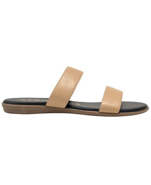 エアロソールズ レディース シューズ スリッポン・ローファー サンダル Aerosoles Womens Concetta SlipOn Flat Sandals Beige Bisque ベージュ