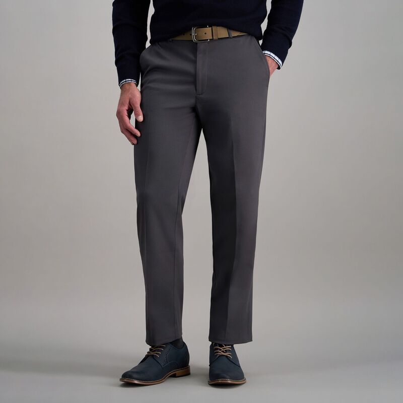 ハガー レディース ボトムス カジュアルパンツ Mens Haggar Iron Free Premium Khaki ClassicFit Flat Front Hidden Comfort Wai