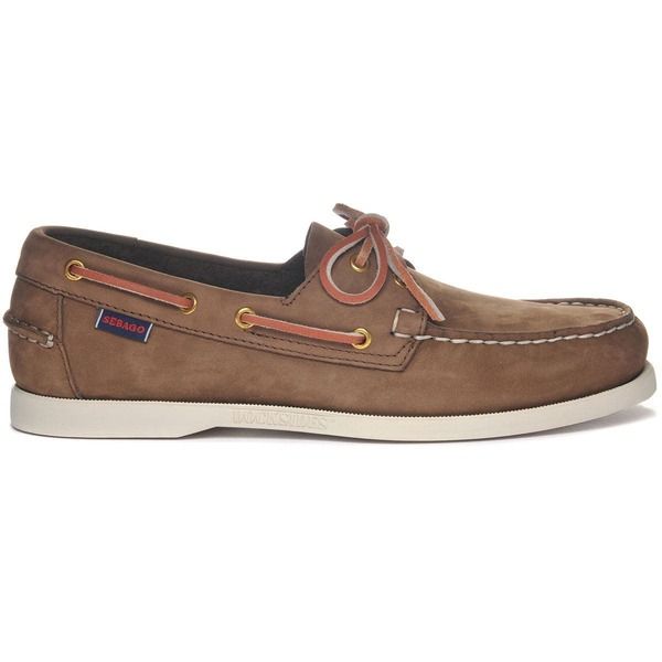 セバゴ メンズ シューズ Sebago Docksides Portland Nubuck Boat Shoes Brown DkYellow Gold イエロー