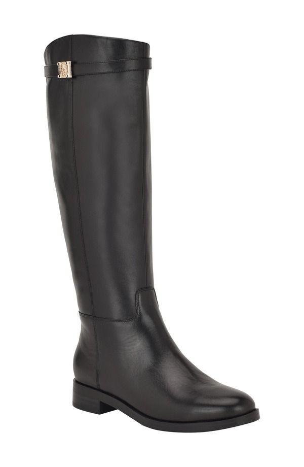 ゲス レディース シューズ ブーツ・レインブーツ GUESS Zoro Riding Boot Black ブラック