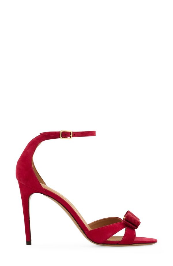 フェラガモ レディース シューズ サンダル アンクル FERRAGAMO Roxy Vara Bow Ankle Strap Sandal New Fuxia Biscotto