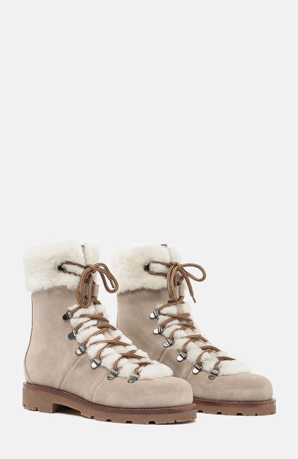 スカロッソ レディース シューズ ブーツ・レインブーツ SCAROSSO Kat Boots Grey Suede グレー