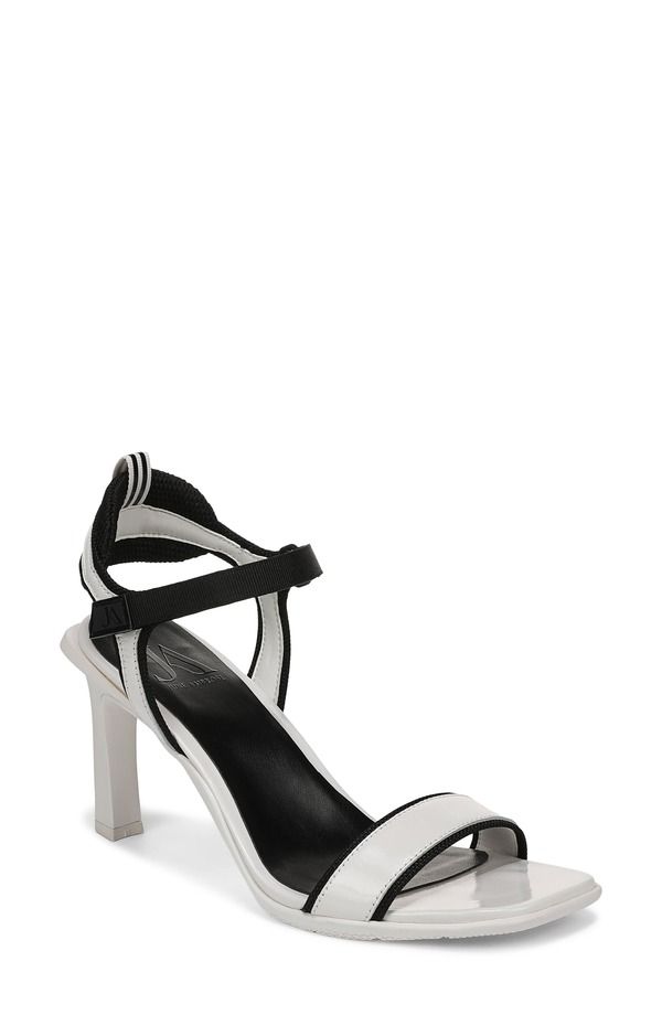 ナチュライザー レディース シューズ サンダル Naturalizer x June Ambrose Nova Sandal Warm White Black ホワイト