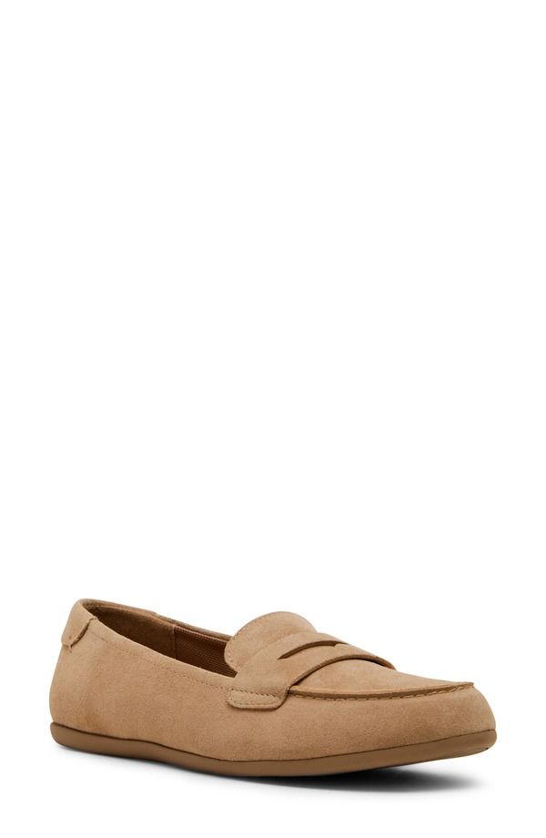 ブロンド レディース シューズ スリッポン・ローファー Blondo Felisha Waterproof Loafer Almond Suede