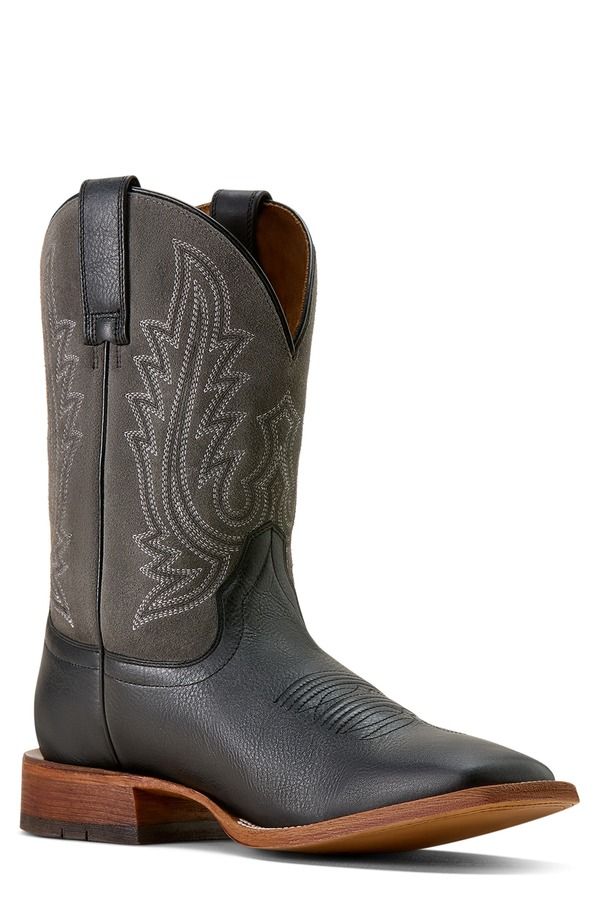 アリアト メンズ シューズ ブーツ・レインブーツ Ariat Country Roads Western Boot Black ブラック