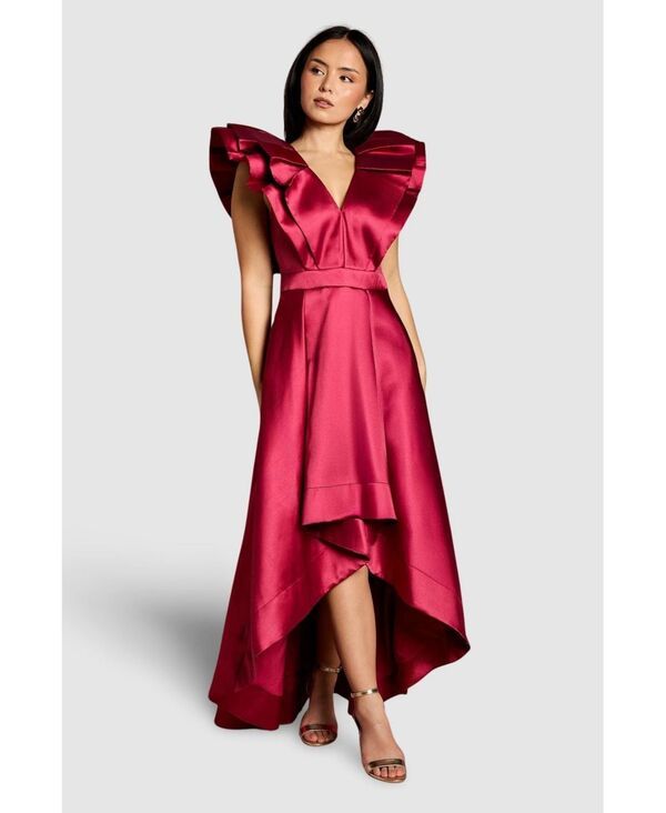 コースト レディース トップス ワンピース ミディ Coast Womens Frill Sleeve Midi Dress Red レッド