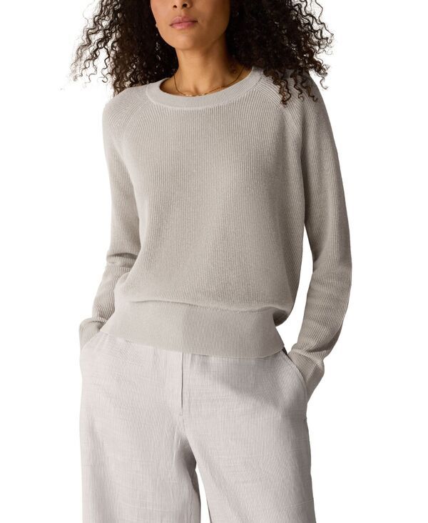 エイリーンフィッシャー レディース アウター ニット・セーター クルーネック プラスサイズ Eileen Fisher Womens Plusize Crew Neck Sweater Undyed