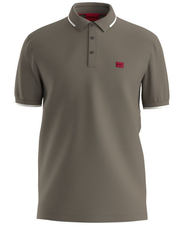 ヒューゴボス メンズ トップス ポロシャツ 半袖 Hugo Boss Mens Deresino ShortSleeve Polo Shirt Gray グレー
