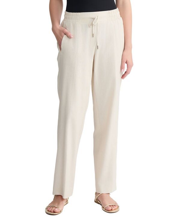 ジョーンズニューヨーク レディース ボトムス カジュアルパンツ プチ リネン Jones New York Petite MidRise Welt Pocket Linen Long Casual P