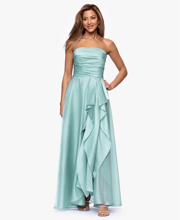 エスケープ レディース トップス ワンピース プチ ノースリーブ XSCAPEtite Sleeveless Organza Ball Gown Seafoam