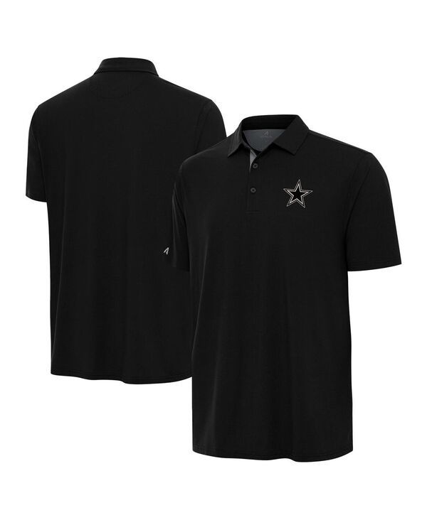 アンティグア メンズ トップス ポロシャツ Antigua Mens Black Dallas Cowboys Era Polo Shirt Black ブラック