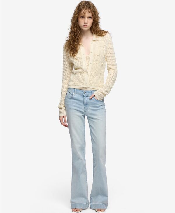 セブンフォーオールマンカインド レディース ボトムス デニムパンツ ジーンズ 7 For All Mankind Womens Dojo Tailorless FlareLeg Jeans Decat