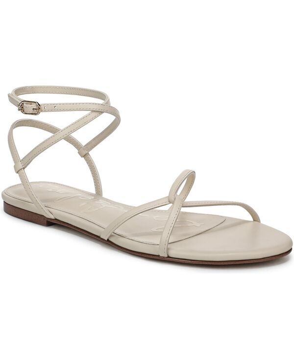 サムエデルマン レディース シューズ サンダル Sam Edelman Womens Ellina Strappy Flat Sandals Modern Ivory Leather アイボリー