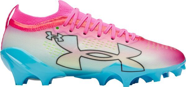 アンダーアーマー レディース シューズ スニーカー Under Armour Blur Pro Football Cleats PinkBlueBlack ブラック