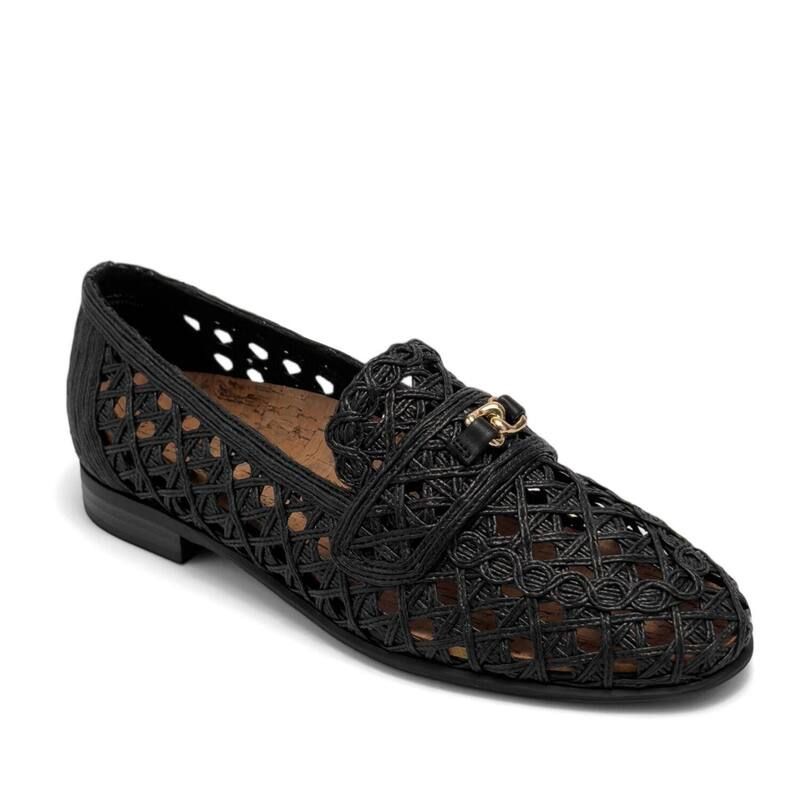 エアロソールズ レディース シューズ スリッポン・ローファー Aerosoles Worthed WomenslipOn Loafers Black ブラック