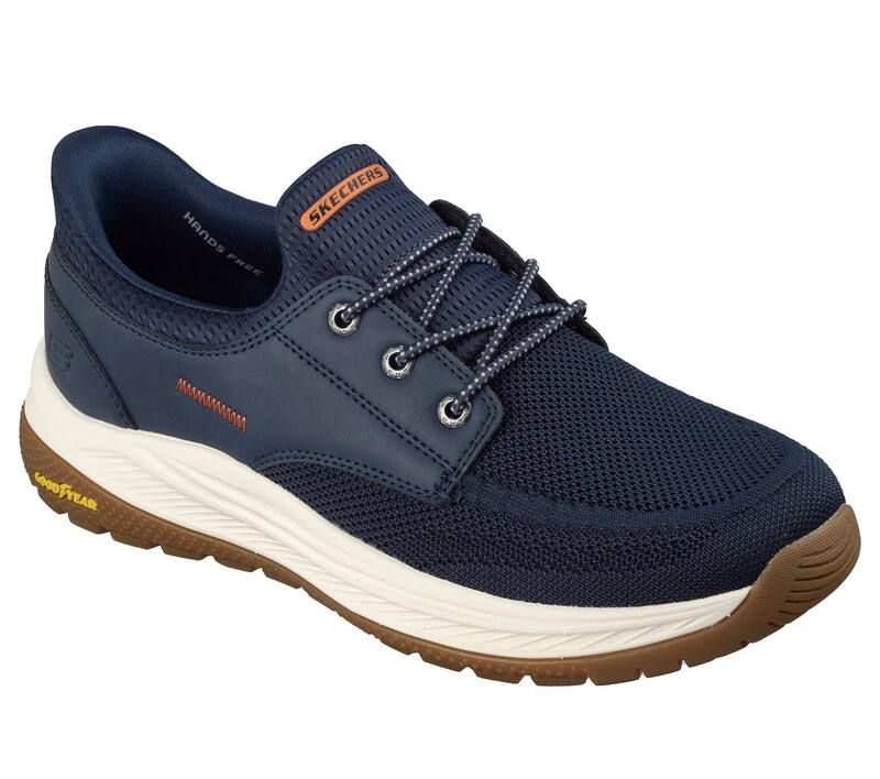 スケッチャーズ レディース シューズ リラックスフィット Skechers Hands Free Slipins Relaxed Fit Meroe Alden Menshoes Navy ネイビー