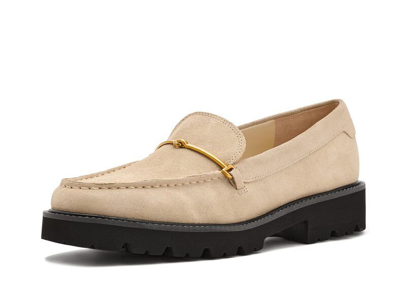 フランコサルト レディース シューズ スリッポン・ローファー Franco Sarto Senna Dune Beige Sued ベージュ