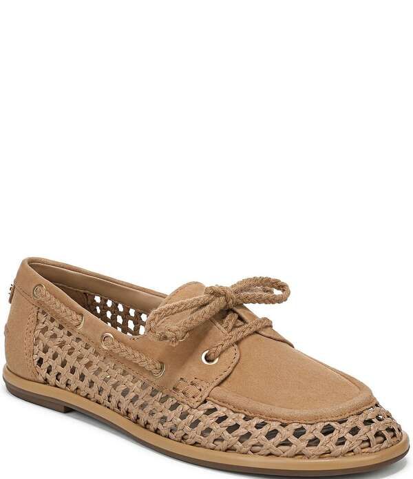 サムエデルマン レディース シューズ スリッポン・ローファー スエード Sam Edelman Bria Suede Weave Loafers Cyprus Tan タン