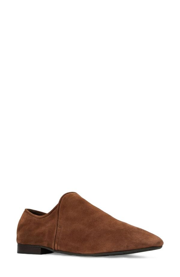 アクアタリア レディース シューズ スリッポン・ローファー Aquatalia Revy Loafer Brown Suede ブラウン