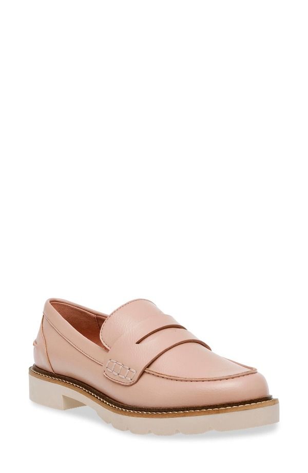アンクライン レディース シューズ スリッポン・ローファー Anne Klein Emmylou Penny Loafer Blush ブラッシュ