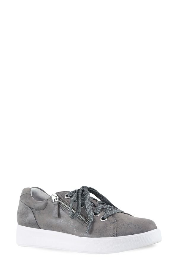 ムンロー レディース シューズ スニーカー Munro Tilly Sneaker Greige Leather