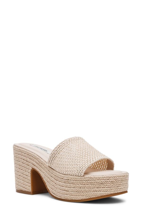 スティーブ マデン レディース シューズ サンダル プラットフォーム Steve Madden Trippy Platform Sandal Natural 26,496円