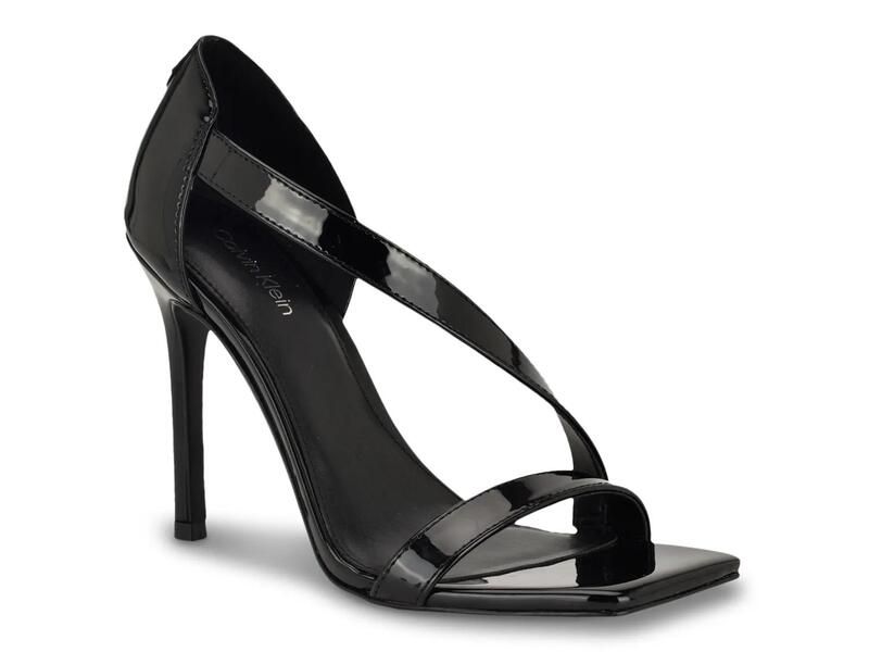 カルバンクライン レディース シューズ サンダル Calvin KleinTracy Sandal Black Patent ブラック