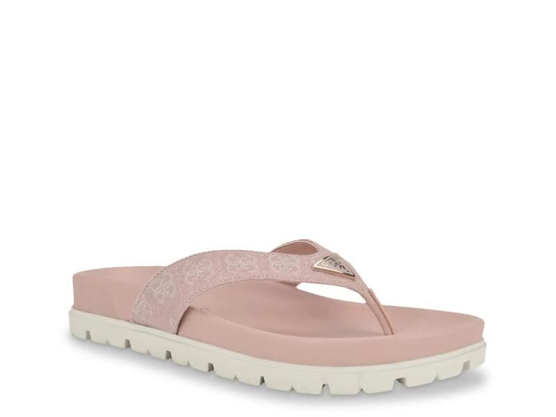 ゲス レディース シューズ サンダル GuessDavelle Flip Flop Womens Light Pink ピンク